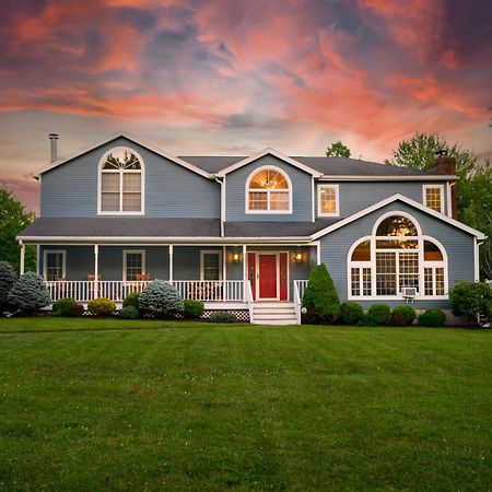 Mountain Blue Vista - Luxury Retreat Near Ski Resorts With Pond, Firepit And Hot Tub Windham Exterior foto